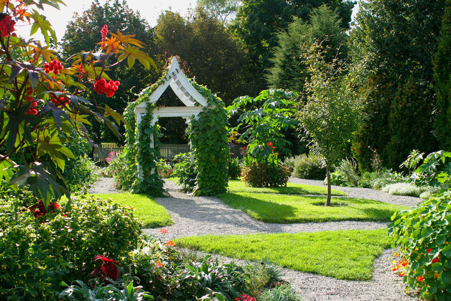 Recreated High Victorian Gardens of the Goodwin Estate